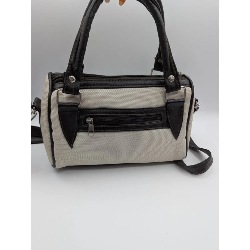 PUMA x Ferrari Handbag Crossbody Purse Y2K F1 Racing Motorsport Cream Brown